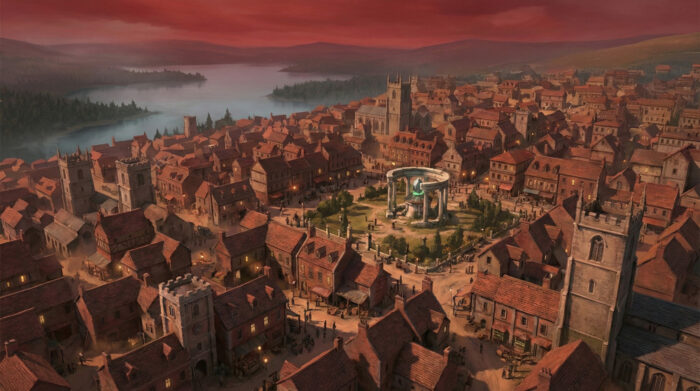 グロウストンの街並み