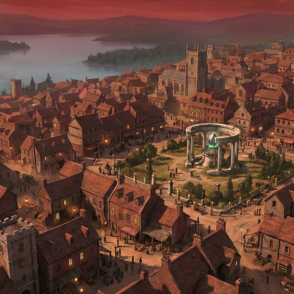 グロウストンの街並み