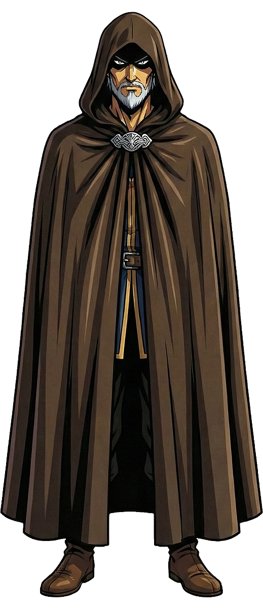 ローブを身に纏った男